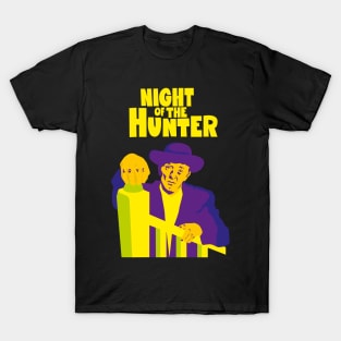 The Night of the Hunter: Captivating Robert Mitchum's Iconic Performance T-Shirt